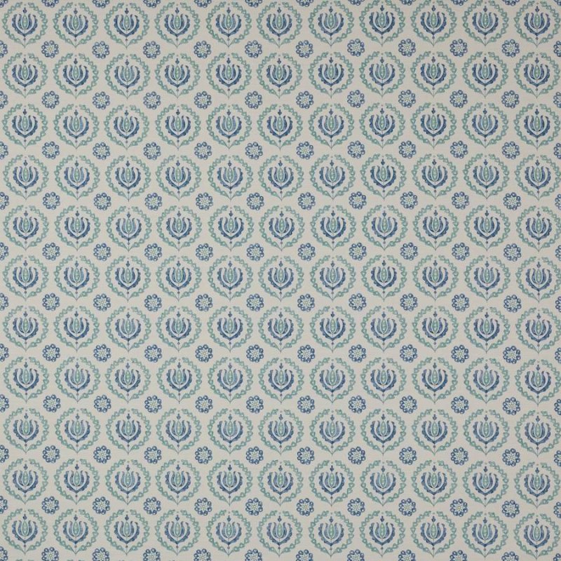 Preview: Jane Churchill Kira Stoff in Blue/Aqua