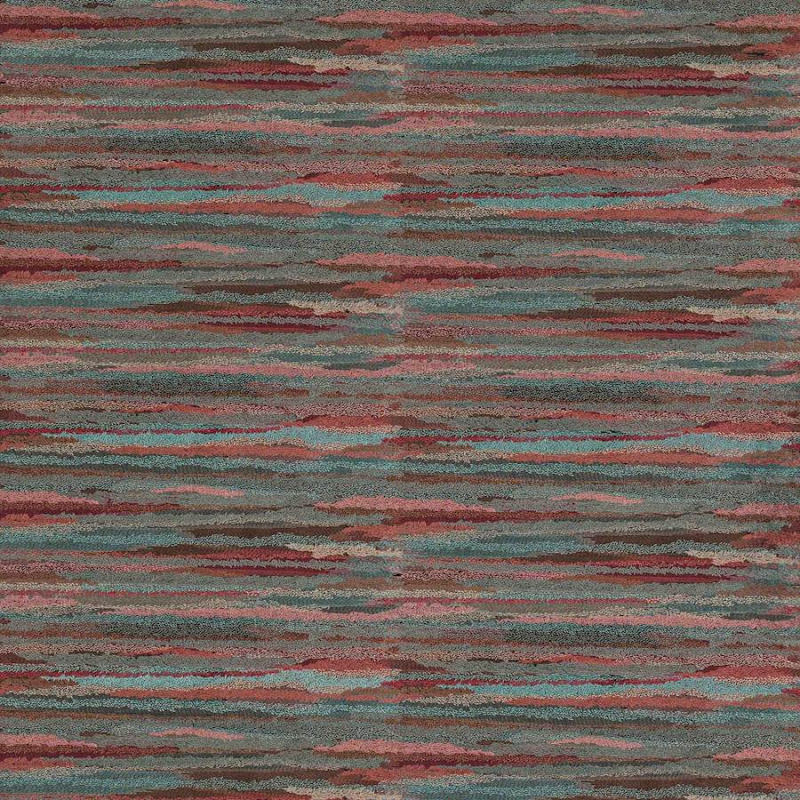 Jane Churchill Lanata Stoff in Aqua/Pink