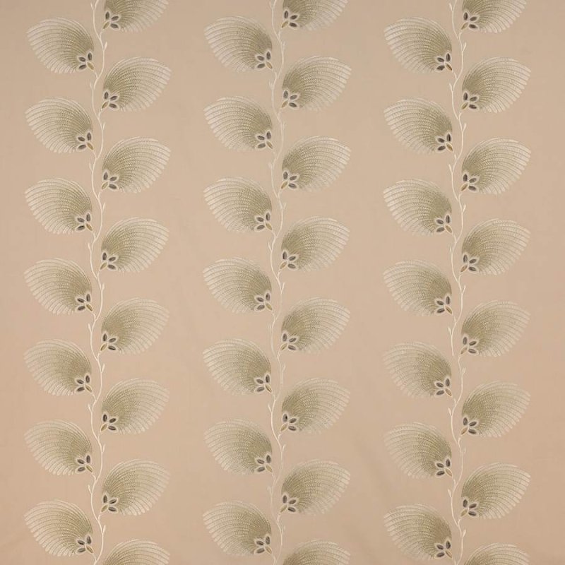 Jane Churchill Lelani Stoff in Ivory/Gold