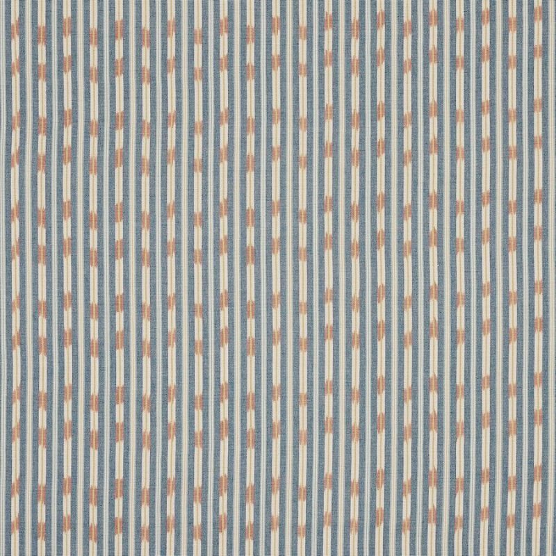 Jane Churchill Leon Stripe Streifenstoff in Indigo