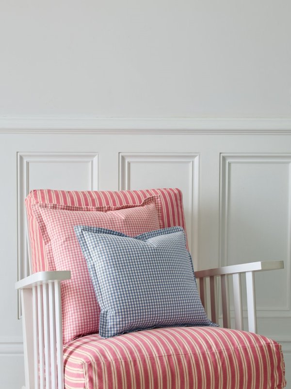 Sessel mit Bezug aus Jane Churchill Linhope Stripe in Red