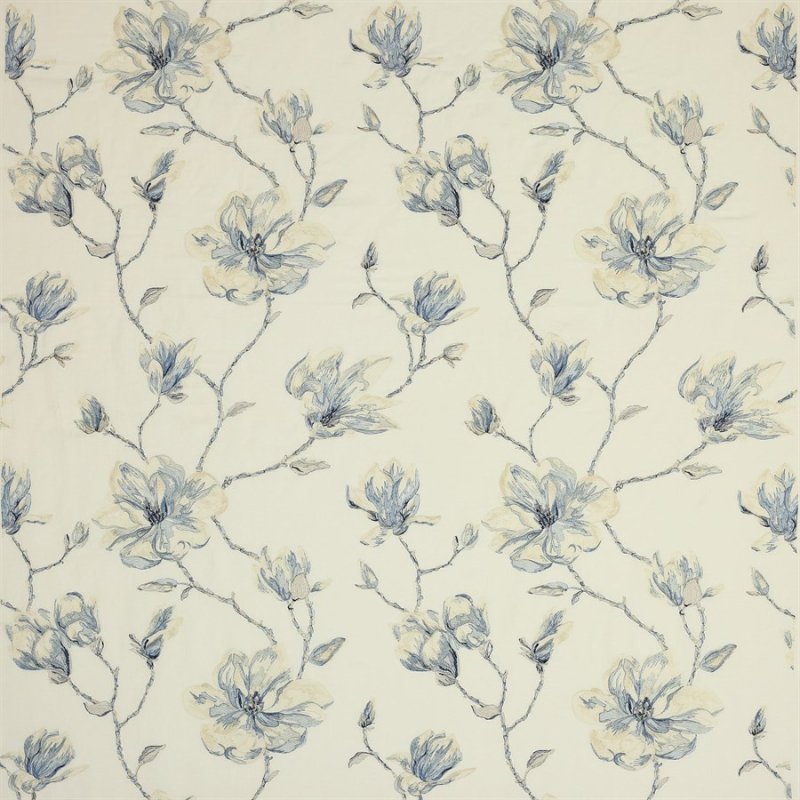 Jane Churchill Lola Flower Stoff in Blue
