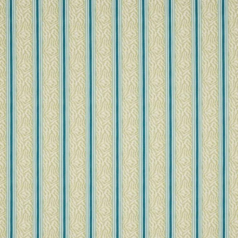 Jane Churchill Maris Stoff in Green/Blue