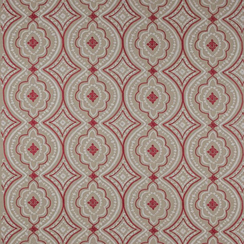 Preview: Jane Churchill Menara Stoff in Red