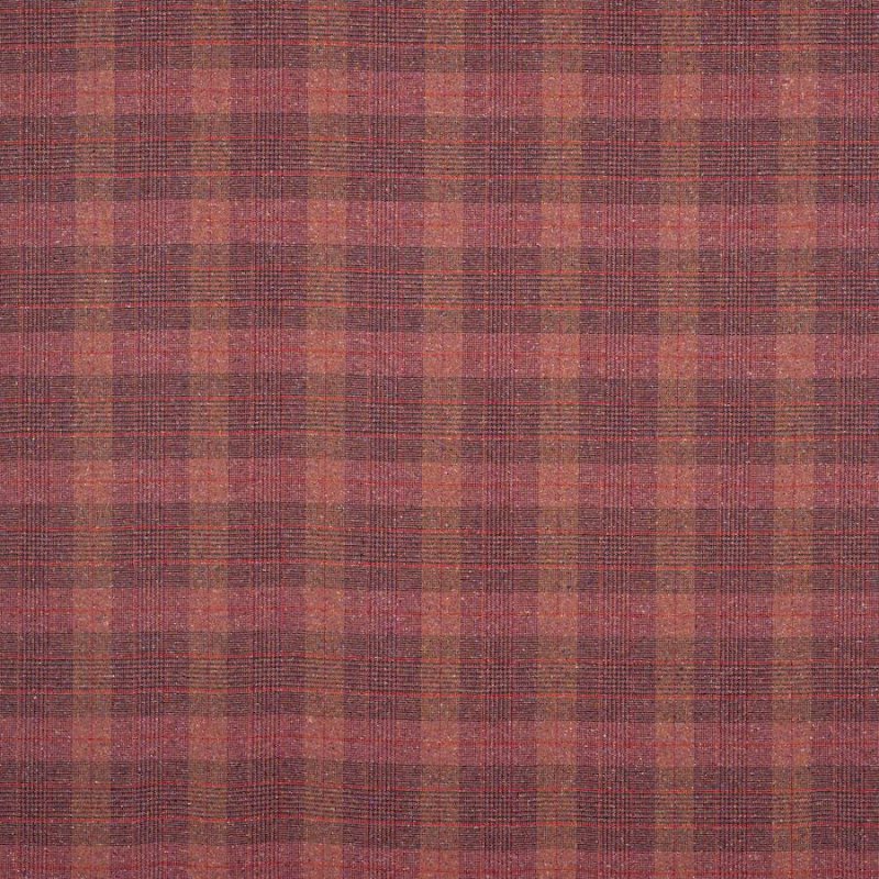 Jane Churchill Montrose Plaid Wollstoff in Red