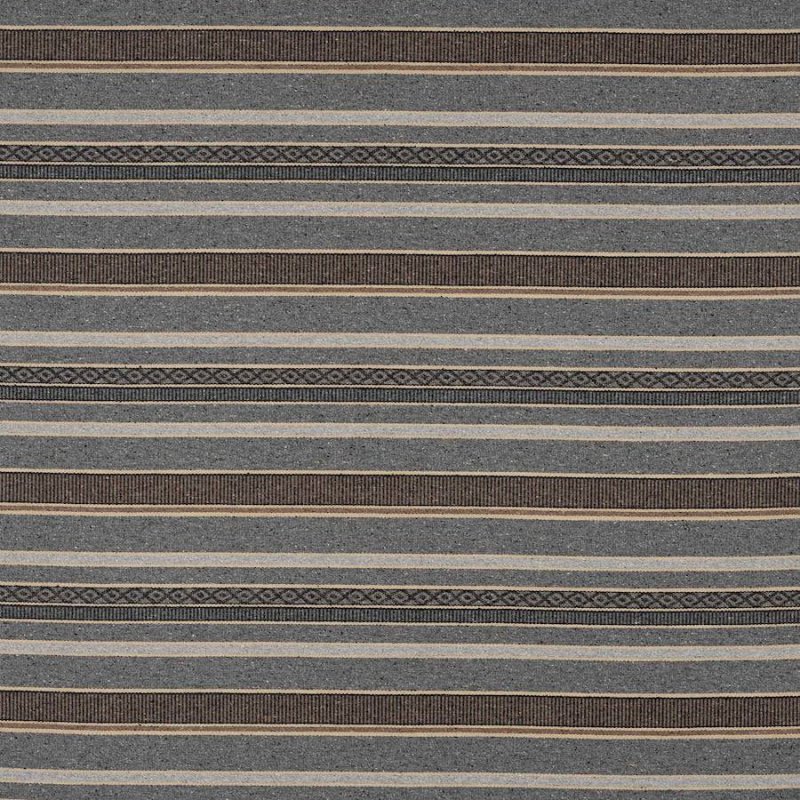 Preview: Jane Churchill Morro Stripe Wollstoff in Grey