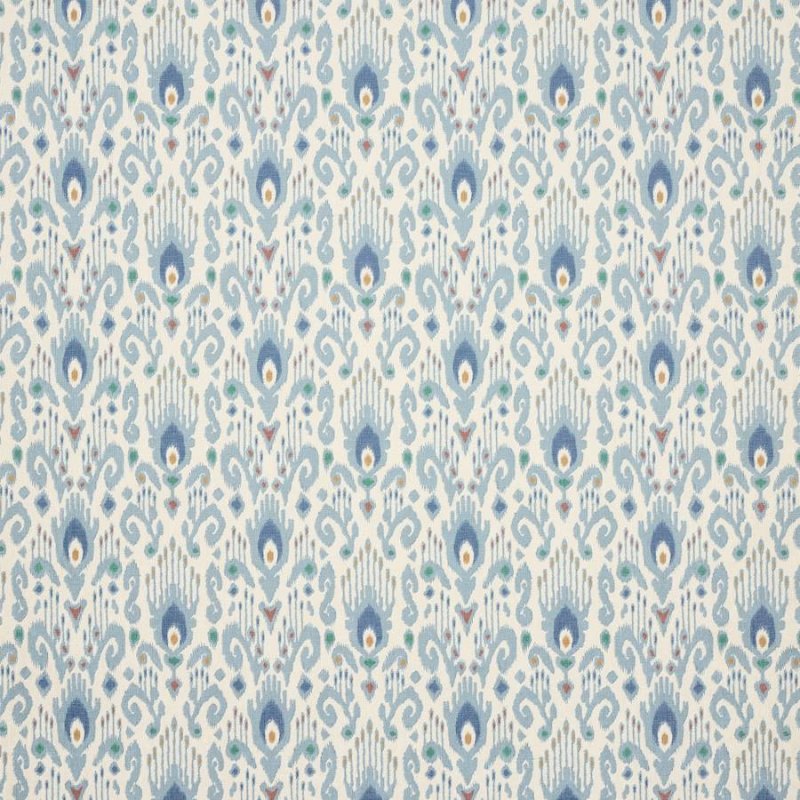 Preview: Jane Churchill Odele Ikat-Stoff in Blue