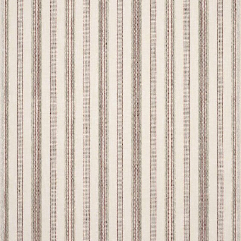 Jane Churchill Otto Stripe Outdoor-Stoff in Red