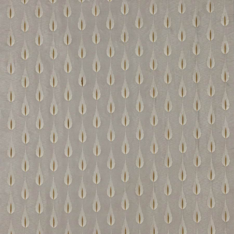 Jane Churchill Plato Stoff in Silver/Gold
