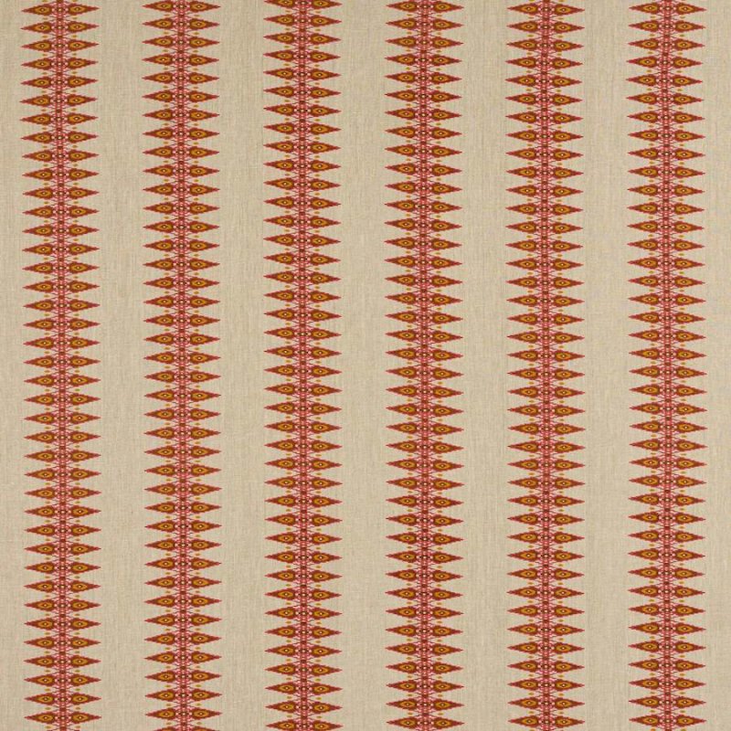 Jane Churchill Priya Stripe Streifenstoff in Red