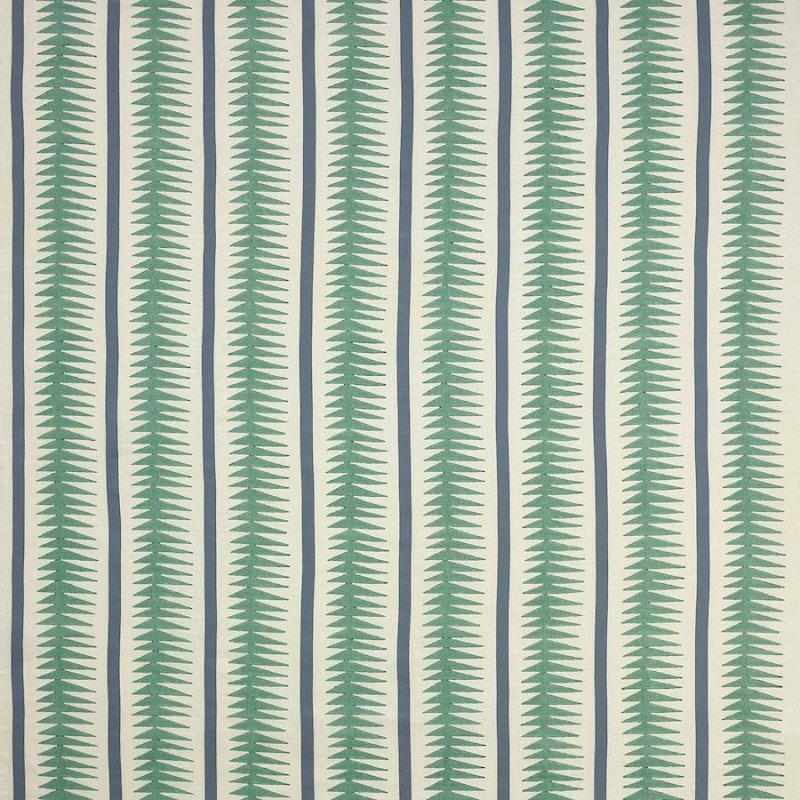 Preview: Jane Churchill Rae Leinenstoff in Teal