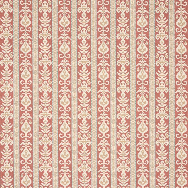 Jane Churchill Ramona Ikat-Stoff in Red