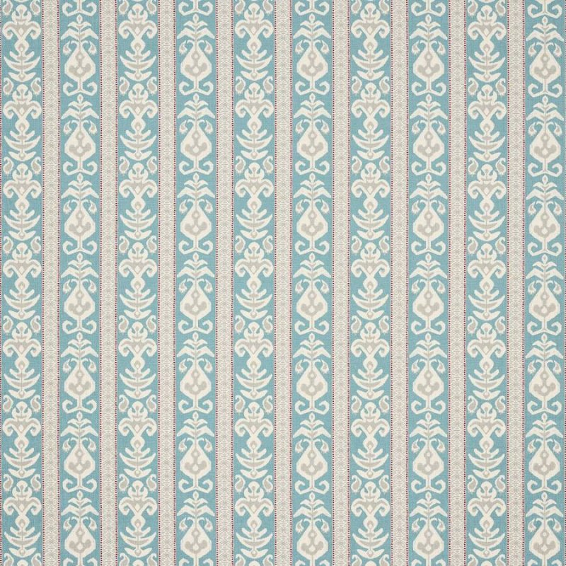 Preview: Jane Churchill Ramona Ikat-Stoff in Teal
