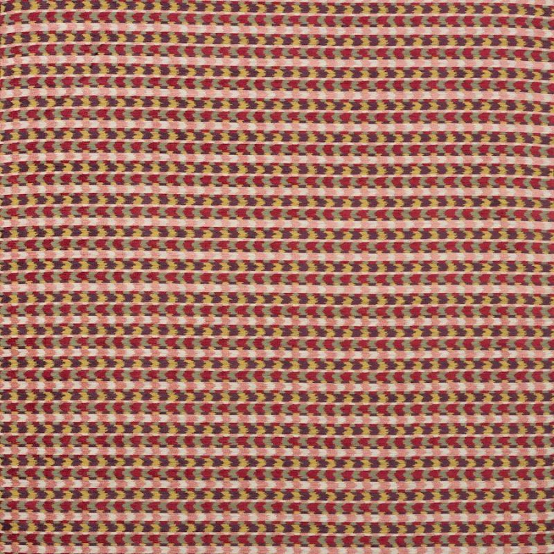 Rene von Jane Churchill – Chenille mit Ikat-Chevrons, Meterware