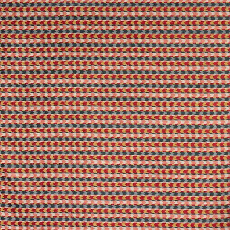 Preview: Jane Churchill Rene Chenillestoff in Red Multi