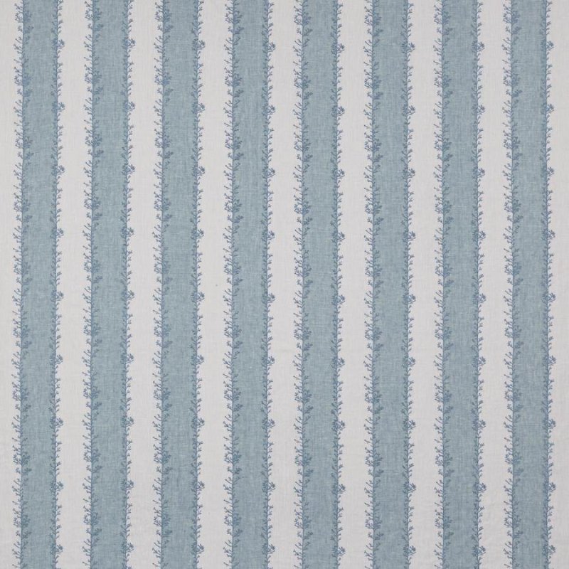 Jane Churchill Rossie Leinenstoff in Blue
