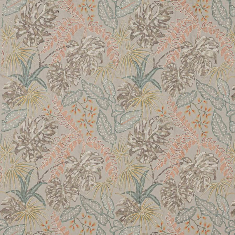 Preview: Jane Churchill Rousseau Stoff in Silver/Blush