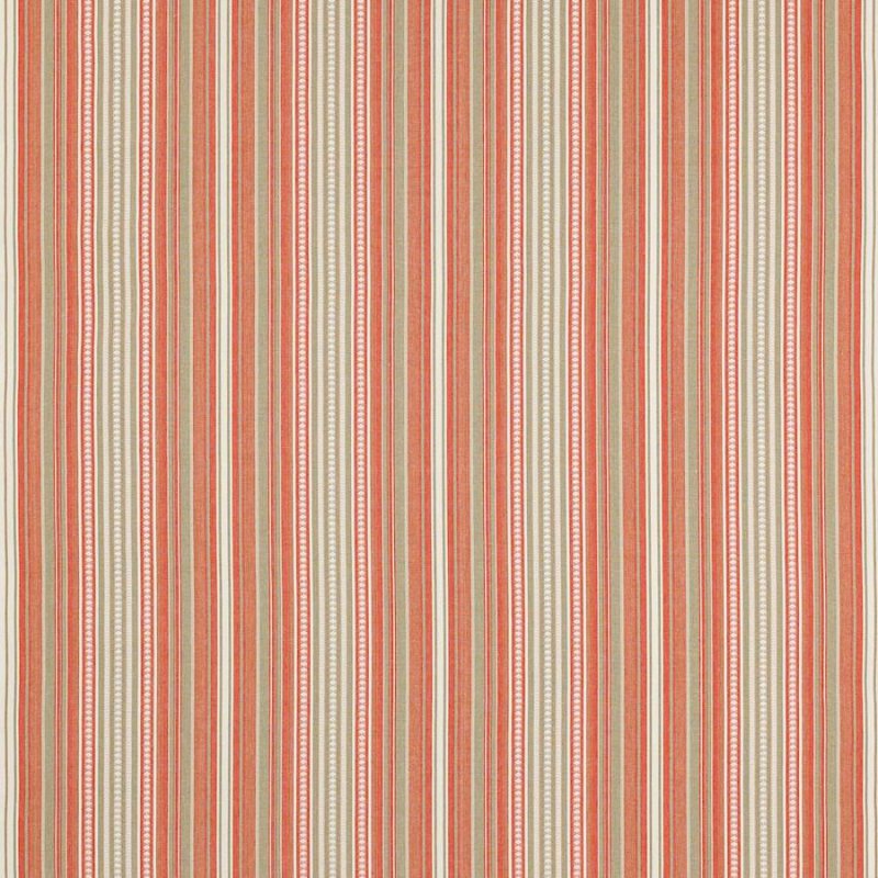 Jane Churchill Seville Stripe Streifenstoff in Coral