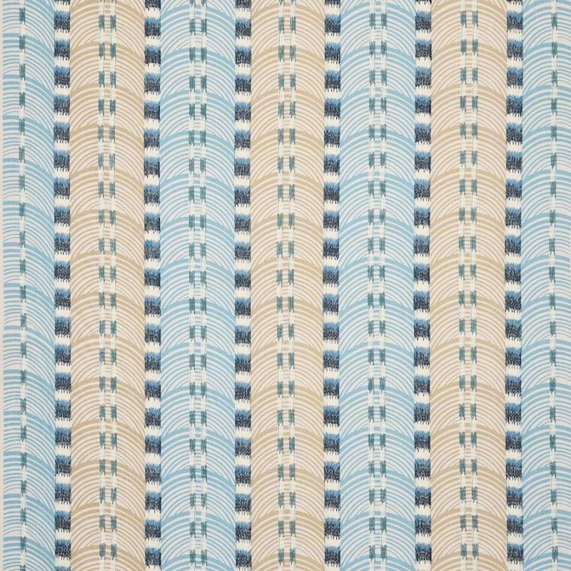 Preview: Sunsari Blue – Stoff von Jane Churchill