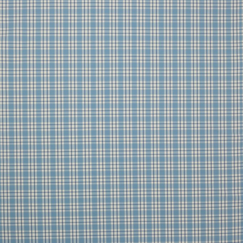 Jane Churchill Talla Check Karostoff in Blue