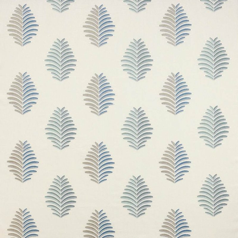 Preview: Jane Churchill Tambour Stoff in Blue
