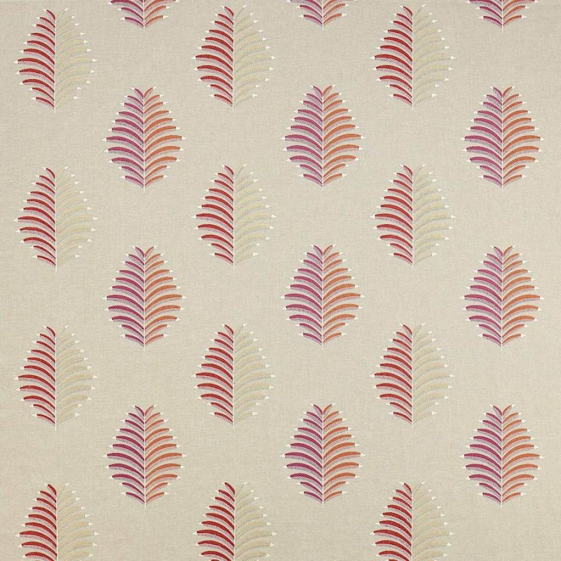 Preview: Jane Churchill Tambour Stoff in Red