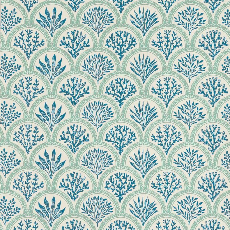 Coralli Tapete von Jane Churchill in Blue