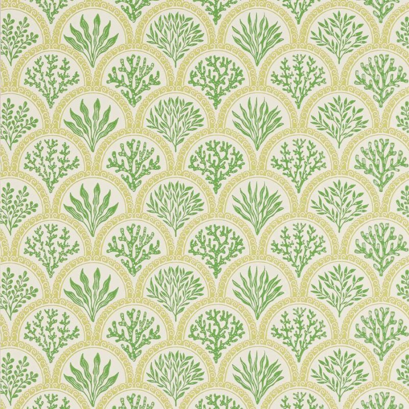 Preview: Coralli Tapete von Jane Churchill in Green