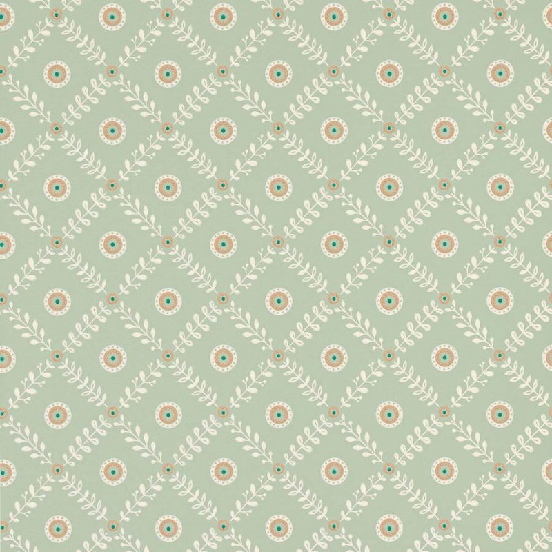 Payton Tapete von Jane Churchill in Aqua