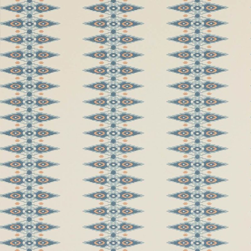 Priya Stripe Tapete von Jane Churchill in Blue