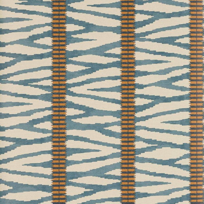 Preview: Wilder Tapete von Jane Churchill in Indigo