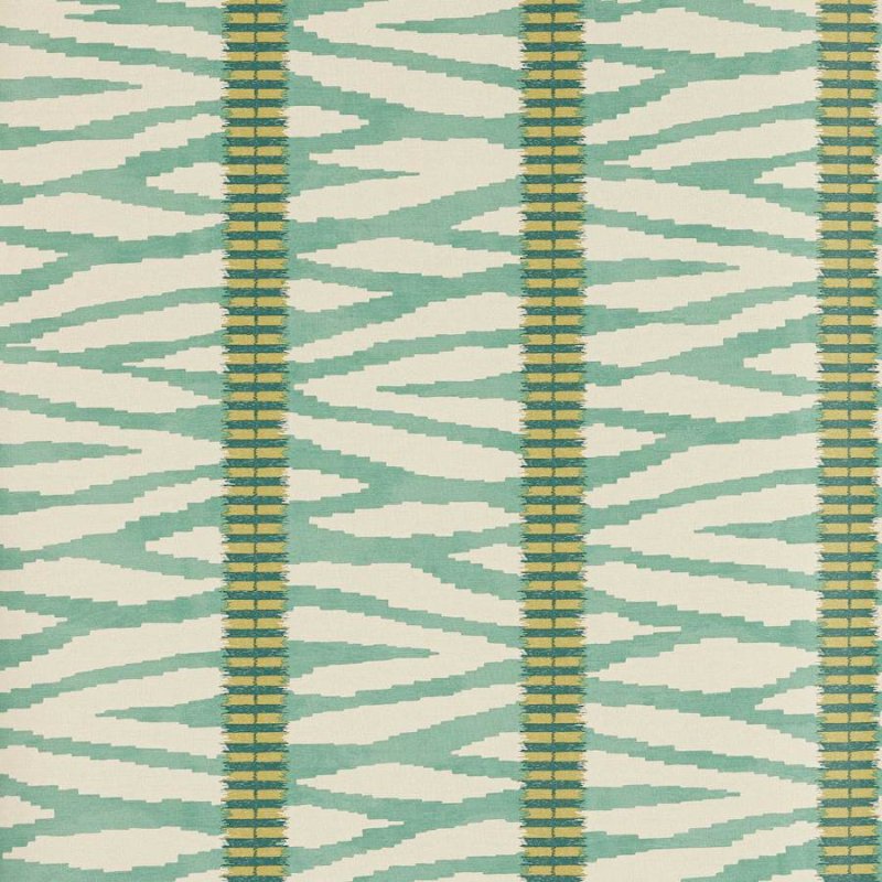 Wilder Tapete von Jane Churchill in Teal