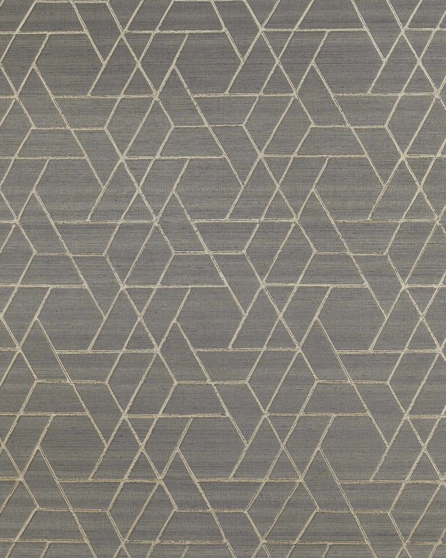 Preview: Zelma Charcoal – Tapete von Jane Churchill
