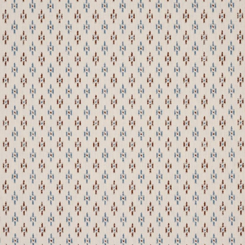 Tia von Jane Churchill – kleines Ikat-Rautenmuster, Meterware