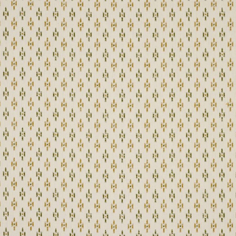 Preview: Jane Churchill Tia Stoff in Olive/Ochre