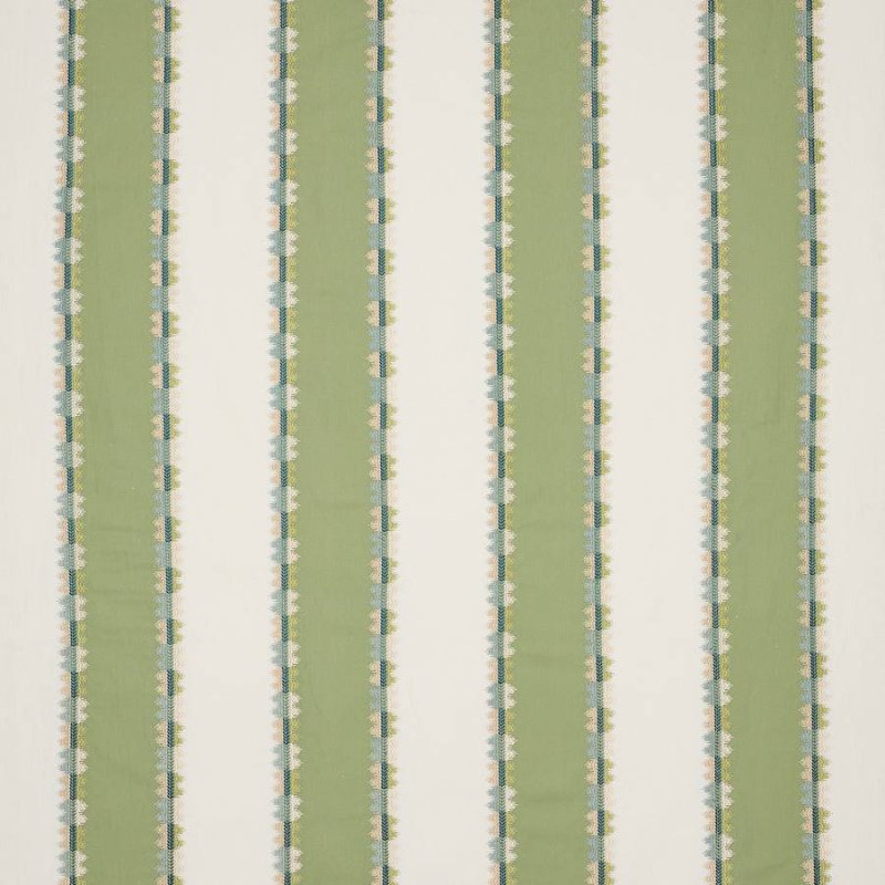 Jane Churchill Toro Stripe Streifenstoff in Green