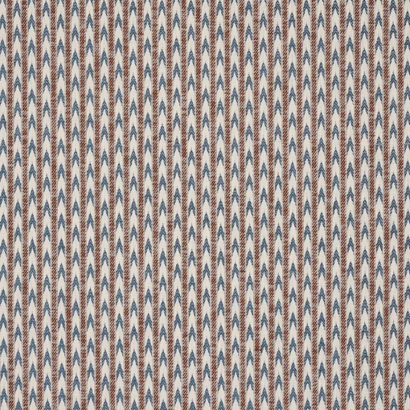 Preview: Jane Churchill Varro Webstoff in Sienna/Navy