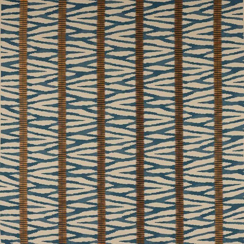 Preview: Wilder Indigo – Stoff von Jane Churchill
