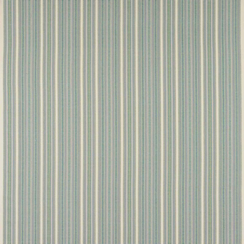 Preview: Yarra Stripe Aqua/Lime – Stoff von Jane Churchill