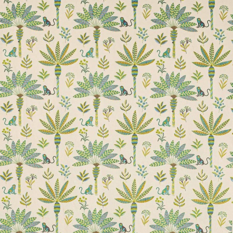 Zanzibar Green – Stoff von Jane Churchill