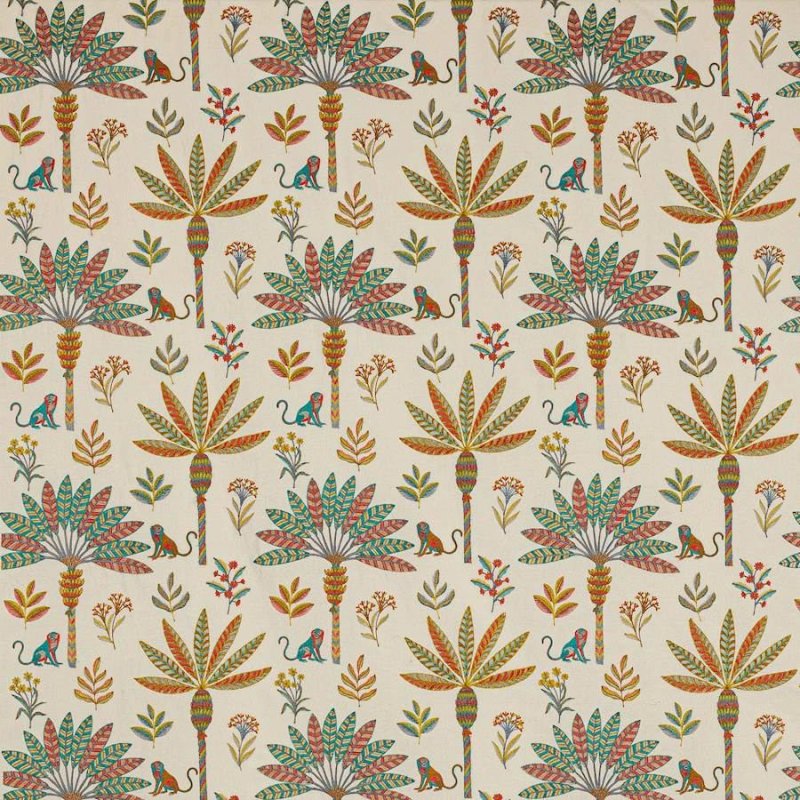 Preview: Zanzibar Multi – Stoff von Jane Churchill