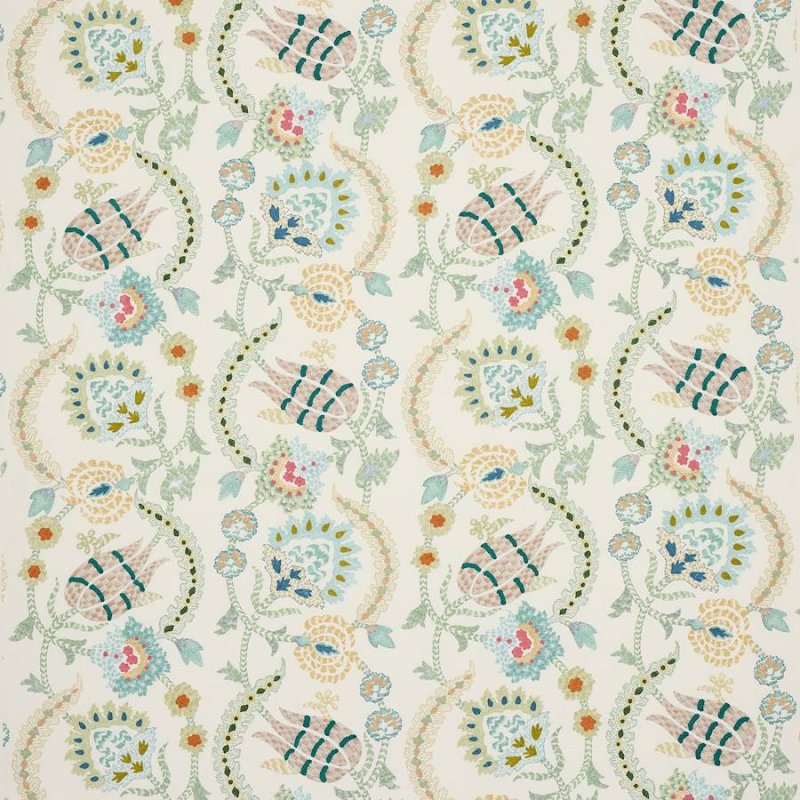 Preview: Jane Churchill Zaviera Stoff in Green