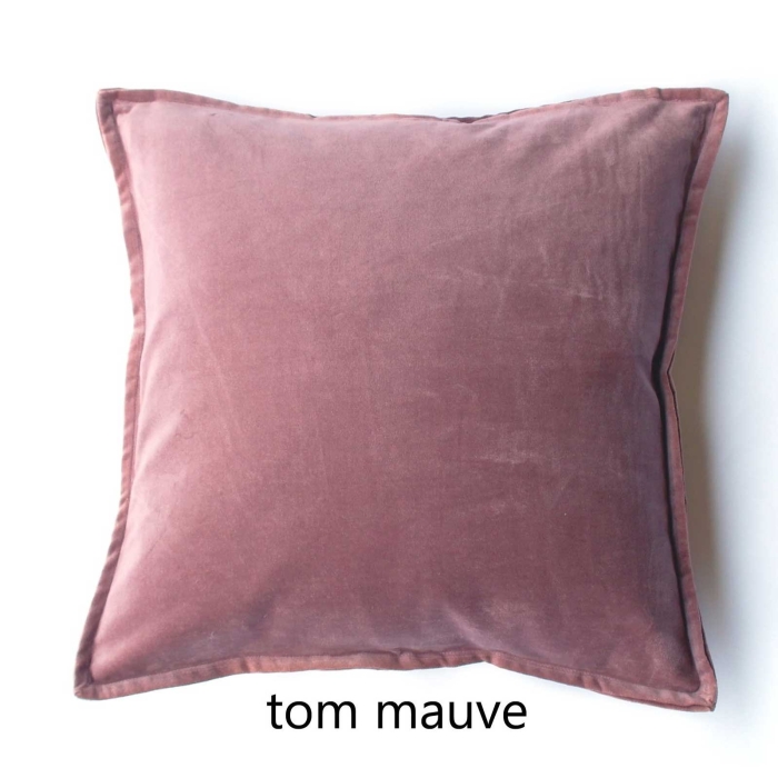 Tom Kissenhülle aus Baumwollsamt in warmen Tönen