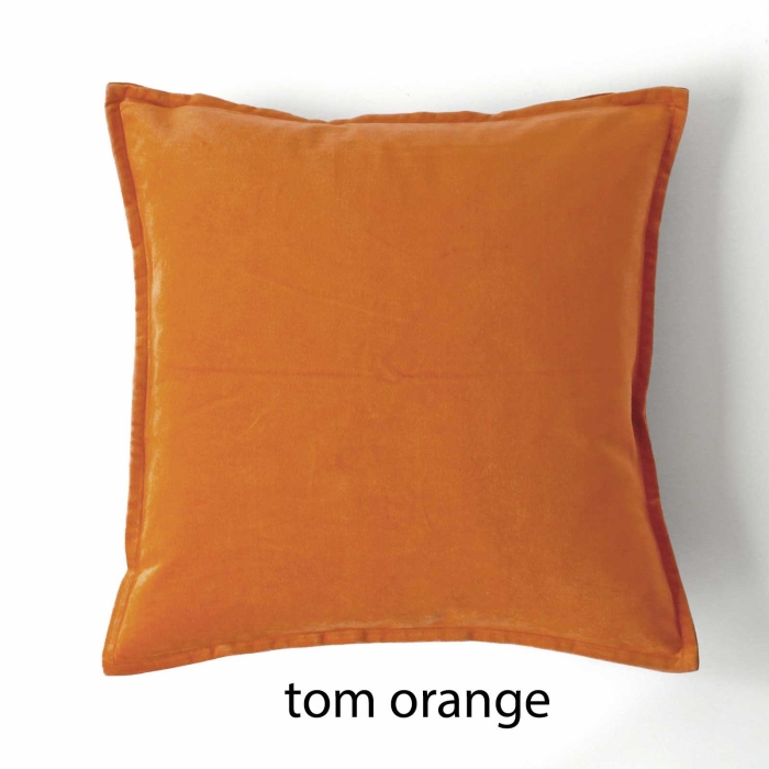 Tom Kissenhülle aus Baumwollsamt in warmen Tönen