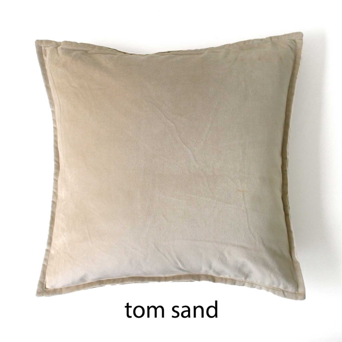 Tom Kissenhülle aus Baumwollsamt in warmen Tönen