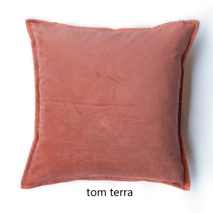 Tom Kissenhülle aus Baumwollsamt in warmen Tönen
