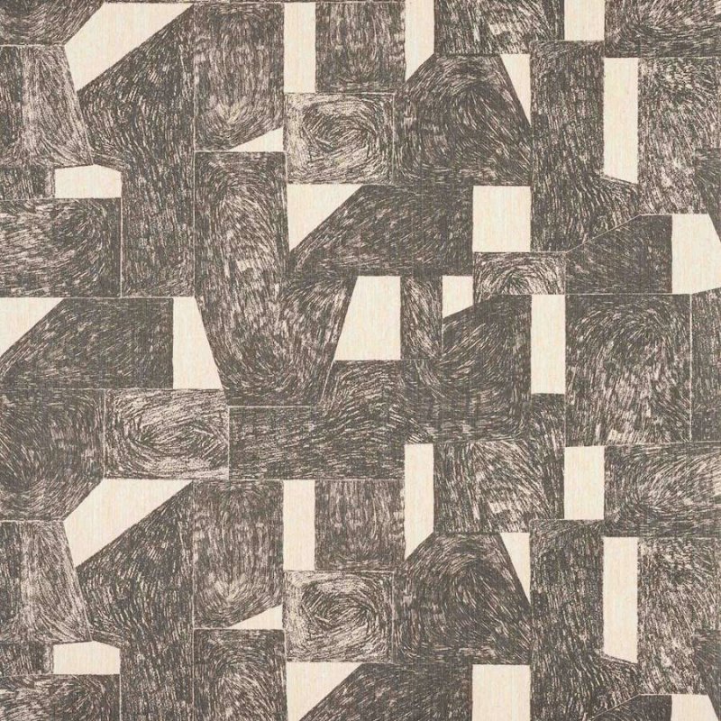Preview: Corda Anthrazit – Wandbespannung von Larsen
