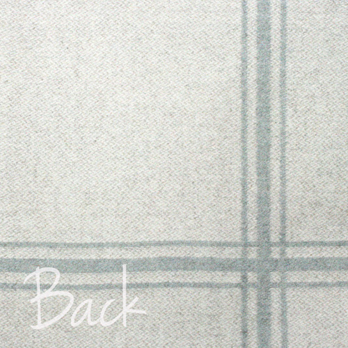 Lisle Wool Check Meterware von Colefax & Fowler, aqua