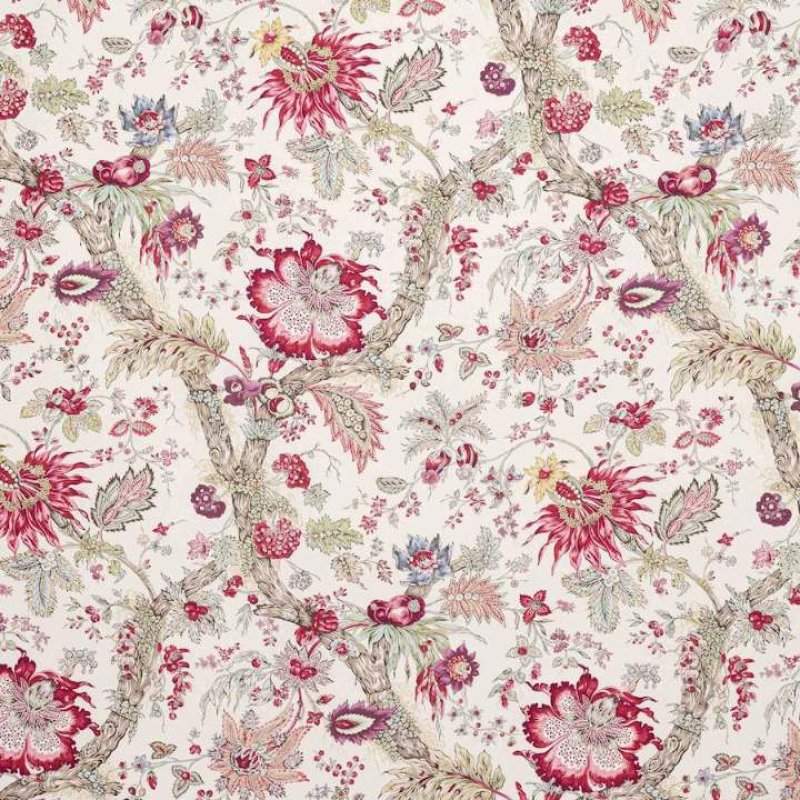 Preview: Manuel Canovas Adelaide Leinenstoff in Cerise