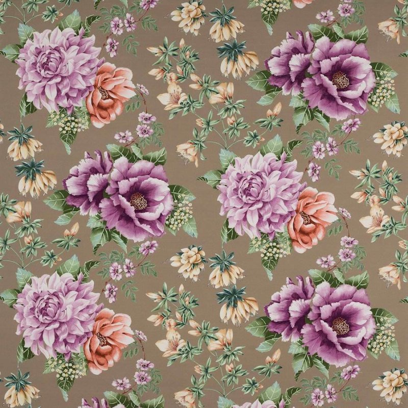 Preview: Manuel Canovas Alba Baumwollstoff in Amethyste